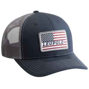 Leupold Leupold Flag Trucker Hat Navy/Gray - $19.99 at Natchez Shooting & Outdoors