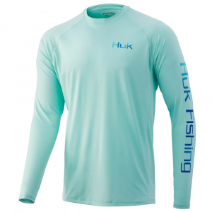 HUK OUTFITTER PURSUIT LS SEAFOAM S