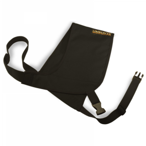 LimbSaver Strap-On Shooting Vest with Protective Shoulder Pad Black