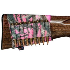 Grovtec Buttstock Cartridge Shell Holder- Rifle Open Style TrueTimber Pink