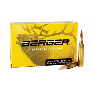 Berger Elite Hunter Rifle Ammunition 6.5 PRC 140gr HPBT 3109 fps 20/ct