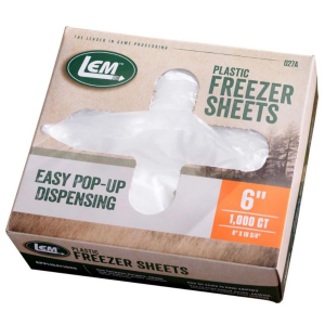 LEM Products 6 x 10 3/4 Freezer Sheets 1000/ct