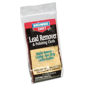 Birchwood-Casey Birchwood Casey Lead Remover & 6" x 9" Polish Cloth - $7.29 at Natchez Shooting & Outdoors