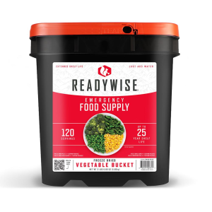 Ready Wise 120 Serving Freeze Dried Vegetable and Gourmet Flavored Sauces