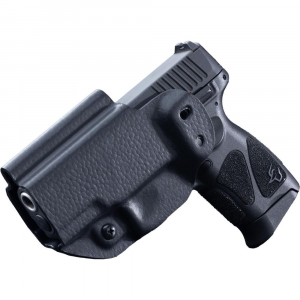 Mission First Tactical Leather Hybrid IWB/OWB Holster for Taurus PT111/G2/G2C/G2S/G3c Black Ambi
