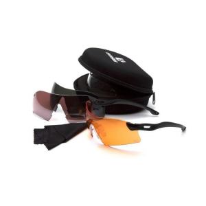Pyramex Venture Gear Dropzone Shooting Glasses Eyewear Kit with Four Lenses