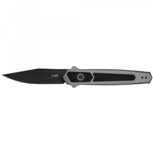 Kershaw Launch 17 Automatic Folding Knife 3-1/2" Clip Point Blade Grey