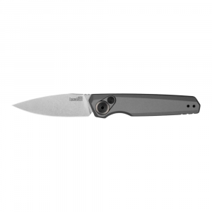 Kershaw Launch 18 Automatic Folding Knife 2-8/10" Spear Point Blade Grey