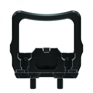 Radian Weapons Guardian+Six Combo Optic Guard & BackUp Iron Sights for Glock MOS Trijicon RMR Black