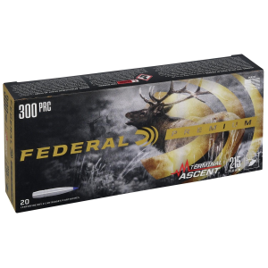 Federal Federal Terminal Ascent Rifle Ammunition .300 PRC 215 gr 2850 fps 20/ct - $62.99 at Natchez Shooting & Outdoors