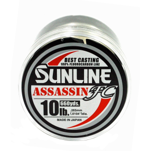 Sunline Assassin FC 10 lb - Clear - 660 yd
