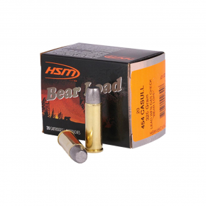 HSM Bear Load Hard Cast Handgun Ammunition .454 Casull 325gr WFN 1330 fps 20/ct