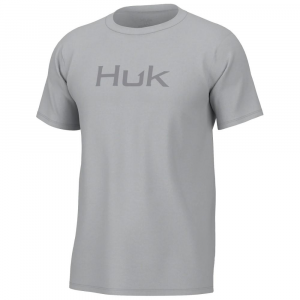 Huk Logo Short Sleeve Shirt Harbor Mist 2XL