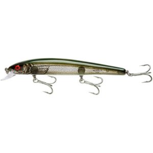 Bomber Heavy Duty Long A Jerkbait 6" 7/8 oz Silver Flash/Grn Bk