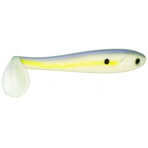 Strike King Shad-A-Licious 4.5'' Chartreuse Shad 6pk