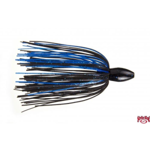 Strike King TG Slither Rig 3/4oz Black-Blue Flake