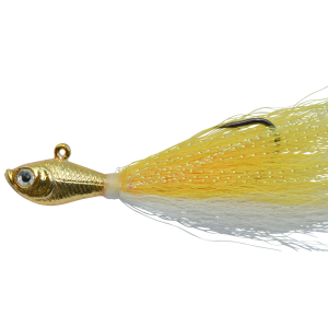 Spro SW Bucktail Jig 3oz Chrome Gold