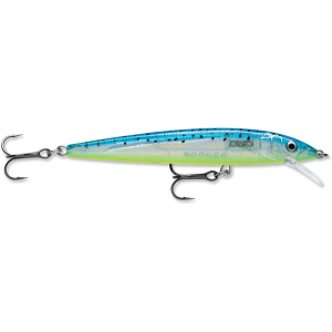 Rapala Husky Jerk 12 4-3/4" 7/16 oz Glass Blue Minnow