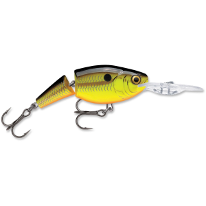 Rapala Jointed Shad Rap 05 Jerkbait 2" 1/4 oz Chartreuse Black