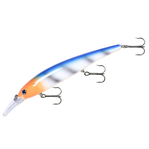 Bandit Walleye Shallow Jerkbait 4-3/4" 5/8 oz White Blue/Orange Head