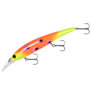 Bandit Walleye Shallow Jerkbait 4-3/4" 5/8 oz Chart/Orange/Chartreuse Head
