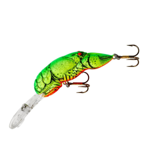 Rebel Deep Wee Crankbait 2-3/8" 3/8 oz Chartreuse/Green Back