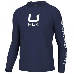 Huk Icon Long Sleeve Hoodie Naval Academy M