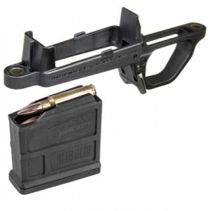 Magpul Bolt Action Magazine Well for Hunter 700 Stock  Includes (1) PMAG 5 7.62 AC  Black MAG497-BLK