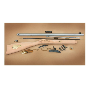 Traditions St. Louis Hawken Rifle Build-It-Yourself Kit Select Raw Hardwood .50 Cal 28" White Barrel