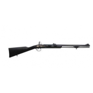 Traditions Deerhunter Muzzleloader Rifle .50 cal Flintlock Black/Blued 24" BBL