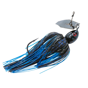 ChatterBait Project Z 1/2 Black Blue Black Blade