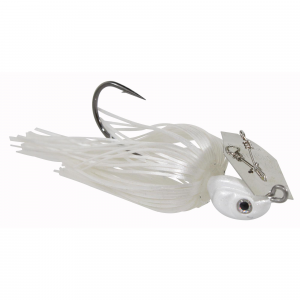 ChatterBait Project Z 3/8 Pearl Ghost Silver Blade