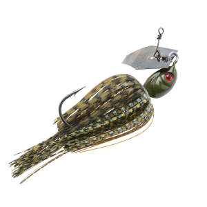 ChatterBait Project Z 3/8 Dark Green Pump Black Blade