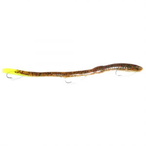 IKE-CON Big 8ight Weedless Pumkinseed/Chart Tail