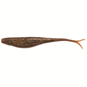 Z-Man-Fishing Z Man Scented Jerk Shad 5'' Rootbeer Gold 5 pk - $6.17 at Natchez Shooting & Outdoors