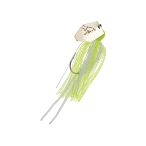 ChatterBait 1/4 oz Chart/White/Gold Blad