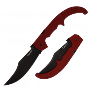 Cold Steel Espada XL Folding Knife 7-1/2" Clip Point Blade Ruby Red