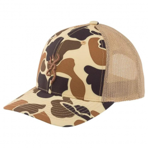 Browning Cupped Up Mesh Cap Vintage Tan Camo