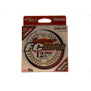 Sunline Super FC Sniper 12 lb - Clear - 200 yds