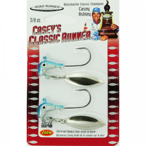 Road Runner Caseys Classic Runner Head 3/8oz Chrome Blu