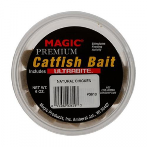 Magic Premium Catfish Bait 6oz Tub   Natural Chicken