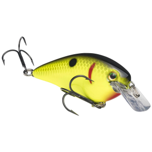 Strike King KVD Square Bill 1.5 Crankbait 2-1/4" 3/8 oz Black Back Chartreuse