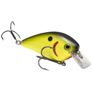 Strike King KVD Square Bill 2.5 Crankbait 2-3/4" 5/8 oz Black Back Chartreuse