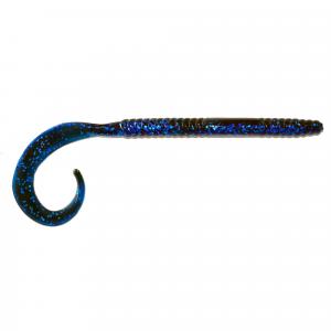 Gambler 10'' Ribbon Tail Shadow Blue Glitter 10pk