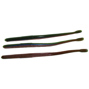 Roboworm 6'' Straight Tail Aaron's Magic Red & Blk 10pk