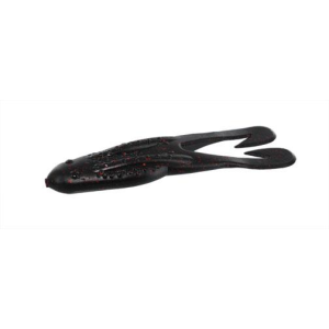 Zoom-Baits Zoom Horny Toad 4.25'' Black Red Glitter 5pk - $5.74 at Natchez Shooting & Outdoors