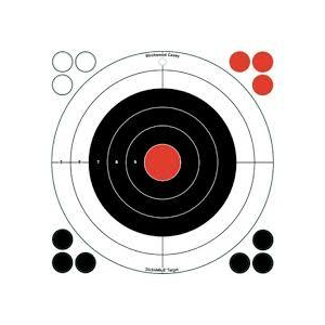 BIRCHWOOD CASEY STICK-A-BULL 12in ADHESIVE BULLS-EYE - 5 TARGETS