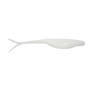 Zoom Super Fluke Jr 4'' White 10pk