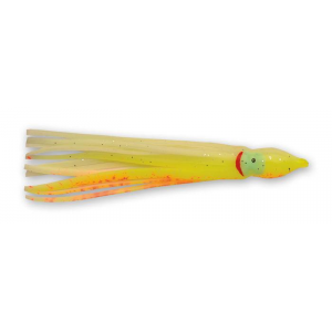 P-Line Sunrise Squid 4.5'' Glow Yellow/Orange 5pk