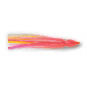 P-Line Sunrise Squid 7.5'' Pink/Yellow/Clear 2pk